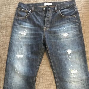 Aglini high rise jeans made in Italy 29 NEW